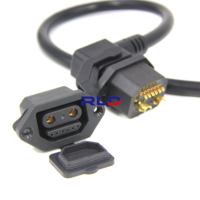 2 + 4 2 + 6 Pin D-Tap DTAP Connecteur Plug Electric Bike Charger Cot Battery Charger Socket PC Male Female Connector for Power