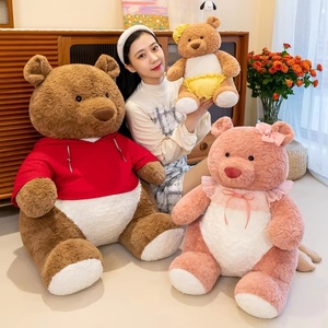 Baby <b>Bear</b> Plush Toy Decorative Pillow - <b>Cute</b> <b>Bear</b> Plush Toy, Suitable As a Gift for Boys and Girls on Festivals - Product Image 6