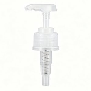 Pompe à lotion transparente en PP 33/415, 4 ml, avec bouchon verrouillable, multicolores, pour flacon de savon liquide, shampoing, gel douche, pompe de remplacement en PP - Product Image 1