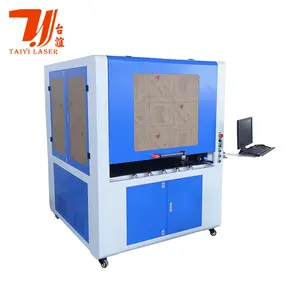 Canton Fair Promotion 50w 100w Geschlossene großformat ige Laser gravur maschine Faserlaser markier maschine