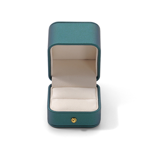 FANXI - Cajas de Embalaje de Joyería de Piel Sintética Moderna al por Mayor, Caja Organizadora de Anillos de Terciopelo Personalizada de Lujo - Product Image 4