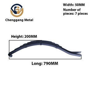 Điều Kiện Mới Nhà Máy Cung Cấp Trailer Phẳng Giảm Xóc Động Cơ Xe Lá Mùa Xuân Cho Đầu Máy Mỏ Xe Ô Tô Phụ Kiện - Product Image 3