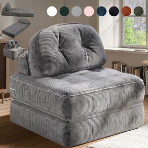 Divano Letto Singolo in Spugna Compressa Best-seller, Poltrona da Terra in Corduroy, Imballaggio Sottovuoto, <span class=keywords><strong>Arredamento</strong></span> per <span class=keywords><strong>Soggiorno</strong></span> - Product Image 3