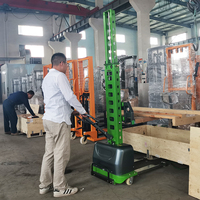 Novità 2024 Stoccatore Autocaricante Portatile Semi-Elettrico con Batteria al Litio Sollevatore per Pallet Autoelevante