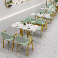 Ensemble de meubles sur mesure pour café, restaurant, salon de thé : canapé, banquette, chaise et table en marbre