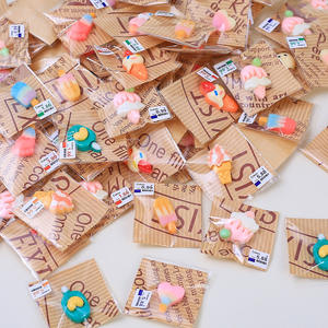 Manna Mix – Breloques en résine DIY pour coques de téléphone créatives, motifs multiples, mini-gâteaux, pains et aliments, jouets de dessin animé - Product Image 5