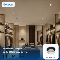 Downlights LED encastrés SMD de 3W à 35W, CRI80, 90 à 100LM par W, faisceau large de 120 degrés, pour hôtel, bureau, maison