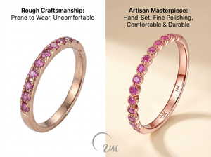 Bague en or rose 18 carats avec rubis naturel certifié NGTC, design unique, polissage exquis, vente en gros, unisexe/hommes/femmes, mariage - Product Image 5