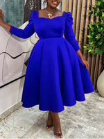 Robe de carrière, Robe africaine, Robe élégante décontractée pour femme, Robe tendance pour jeune femme, Robe grande taille pour femme, Vêtements personnalisés