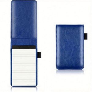Set de Porta Libretas de Bolsillo con Tapa Dura de Cuero, Libreta Mini Portátil Tamaño A7 con Páginas Rayadas para la Escuela - Product Image 4