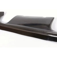 Diffuseur de pare-chocs arrière en fibre de carbone poli haute brillance, moulé par CNC, pour BMW Série 3 E46