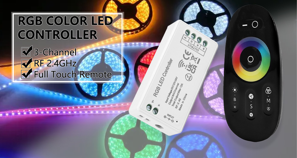 Télécommande pour le contrôle des LED RGB - Commande LED RGB