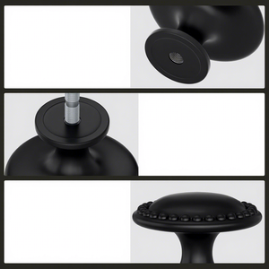 <b>Matte</b> <b>Black</b> Cabinet <b>Knobs</b> Round Drawer <b>Knobs</b> Modern Furniture Hardware Kitchen Cabinet Cupboard Dresser - Product Image 3