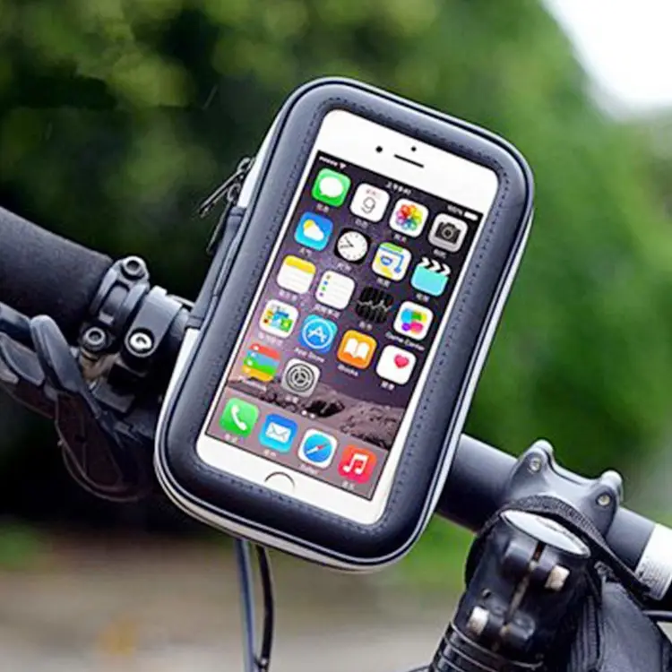 ملحقات الهاتف المحمول مقاوم للماء حامل هاتف محمول المقود دراجة دراجة أكياس