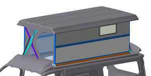 Sprinter van Aksesori tenda atap cangkang keras 4 orang camper van perlengkapan produsen - Product Image 6