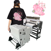 Okai Imprimante DTF de haute qualité Imprimante T-shirt film PET 24 pouces Imprimante DTF double Xp600 60cm avec machine à secouer la poudre