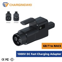 Convertisseur d'alimentation CC GB/T vers NACS (norme nationale) pour adaptateur de station de recharge Tesla EV, adaptateur de borne de recharge de Chine