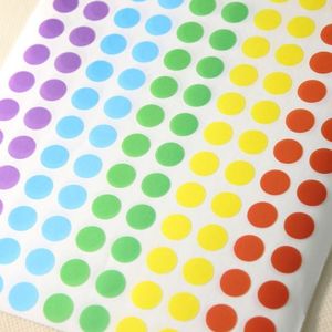 Xi Peptide – autocollants transparents colorés à pois, 77 pièces, 10 feuilles, étiquettes décoratives durables pour notes de calendrier, cartes photo - Product Image 3