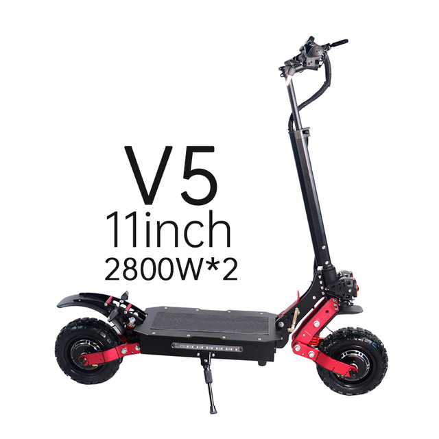 11 Inch 5600w Dual Motor Top Powerful Electric Scooter for Adult Max Speed 85km/h 60v 40ah Battery Dual Motor Scooter Electric