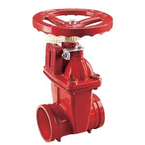 วาล์วประตูแบบแมนนวลร่อง Z85X สำหรับงานอนุรักษ์น้ำ งานดับเพลิง ใช้กับก้านซ่อน ไม่ยกตัวก้าน ซีลนุ่ม ขนาด 2-10 นิ้ว - Product Image 4