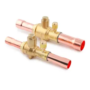 Material Brass Refrigeration Heat Exchange Accessories Ball Valve for Cold Room