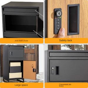 Paquete resistente a la intemperie Drop Box Caja de mensajería de jardín antirrobo Paquete de pie Caja de entrega Buzón - Product Image 3