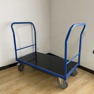 Support OEM personnalisable <span class=keywords><strong>Heavy</strong></span> <span class=keywords><strong>Duty</strong></span> 500 KGs Charge Warehouse Hand Truck avec quatre roues <span class=keywords><strong>Trolley</strong></span> 500 KG Capacité - Product Image 4