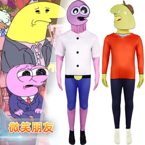 Disfraz de Charlie Pym de Smiling Friends, disfraz unisex de spandex, kit de Halloween de anime - Product Image 1