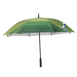 Parapluie Droit Automatique Extra Large 155cm Anti-UV Résistant au Vent Puissant Imperméable Cadeaux Publicitaires Logo Personnalisé - Product Image 2