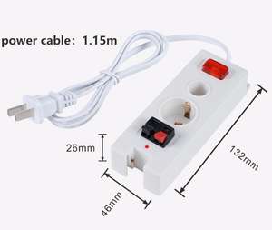 Support de lampe de Test à 4 Ports LED, ampoule de lampe de Test rapide, panneau de lampe, puissance, Kits de Test de lumière multifonctions avec interrupteur - Product Image 2