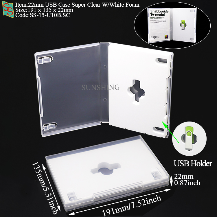 เคส U10B 1-USB สำหรับไดรเวอร์ USB แบบหมุน
