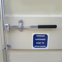 Barre de verrouillage pour porte de conteneur maritime haute résistance en acier galvanisé pour conteneur sec