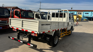 รถบรรทุกขนส่งสินค้าแบบสองแถว3.3 Shunda พร้อมรั้วพื้นเรียบที่นั่งสองแถวดีเซล - Product Image 3