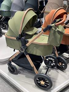 Poussette et trotteur multifonctionnel pliable à 4 roues en métal Purorigin OEM pour bébés de 0 à 3 ans - Product Image 3