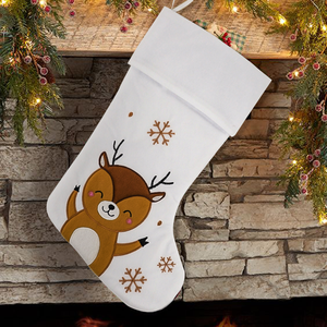 2024 <span class=keywords><strong>Noël</strong></span> <span class=keywords><strong>Cheminée</strong></span> Intérieure Décoration Mignon Renne Conception 18 Pouces Bas De <span class=keywords><strong>Noël</strong></span> Chaussettes De <span class=keywords><strong>Noël</strong></span> - Product Image 4