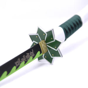 ดาบของเล่นอนิเมะยอดนิยมพร้อมใบมีดไม้ไผ่และวัสดุพลาสติก - Product Image 6