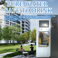 Distributeur automatique d'eau à hydrogène RO commercial Système d'eau pure avec paiement par carte et pièces Machines de traitement de l'eau
