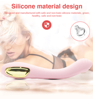 Vibromasseur double tête magique à double extrémité, 10 vitesses, étanche IPX7, rechargeable par USB, pour lesbiennes
