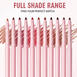 Waterproof Mineral Non-<b>Stick</b> Pencil Matte Creamy Lip Liner Organic MSDS Certified Regular Size Long-Lasting for Party Makeup - Product Image 3