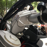 CNC peninggi setang sepeda motor perak untuk F800R F800GS