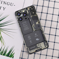 Pour iPhone 16 Pro Max étui de téléphone portable Apple 11 12 13 14 15 Plus coque étui de protection Compatible Xs Soft 7 8 housse mécanique