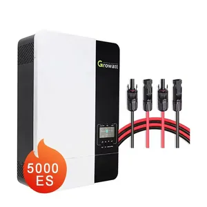 Wifi modülleri ile 5kva 48v invertör SPF 5000 ES Growatt güneş invertör şebekeden bağımsız invertör ibrido 48v