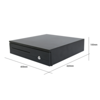 SCPOS CD305 supermarché Restaurant comptoirs de caisse 335mm plastique Durable 3 compartiments POS tiroir-caisse et boîte pour la vente au détail