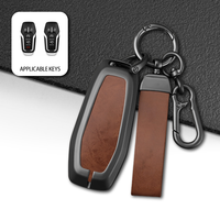 Porte-clés de voiture en alliage de Zinc pour Ford Fusion Mondeo Mustang F-150 Explorer Edge 2015 2016 2017 2018 accessoires intelligents