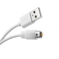 Cable Magnético Pogo HYTEPRO M533 de 5 Pines, USB A Macho de 1M, Carga y Sincronización de Datos, RoHS para Dispositivos Médicos Inteligentes Portátiles IoT