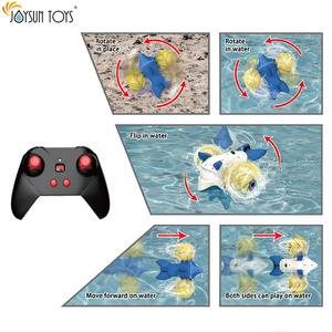 Nuevo <span class=keywords><strong>Auto</strong></span> Acuático de <span class=keywords><strong>Control</strong></span> <span class=keywords><strong>Remoto</strong></span> de 2.4G y 4 Canales, Simulación de Tiburón, Resistente al Agua, con Función de Retorno Automático y Sígueme, Alcance de 35 Metros - Product Image 2