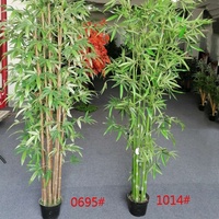 Bambou artificiel réaliste de haute qualité, directement de l'usine, plante décorative tropicale pour l'intérieur et l'extérieur