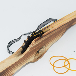 Đồ chơi cổ điển ban nhạc cao su đồ chơi súng bắn súng trò chơi cậu bé cosplay vũ khí bắn súng đồ chơi bằng gỗ - Product Image 4