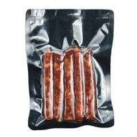 Sac d'emballage sous vide transparent en plastique, nouveau design personnalisé pour aliments surgelés, vente en gros, 2020