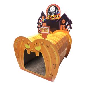 Halloween Kartonnen Huiskat Scratcher Sofa Mat Cat Box Scratcher Huis Voor Katten - Product Image 5